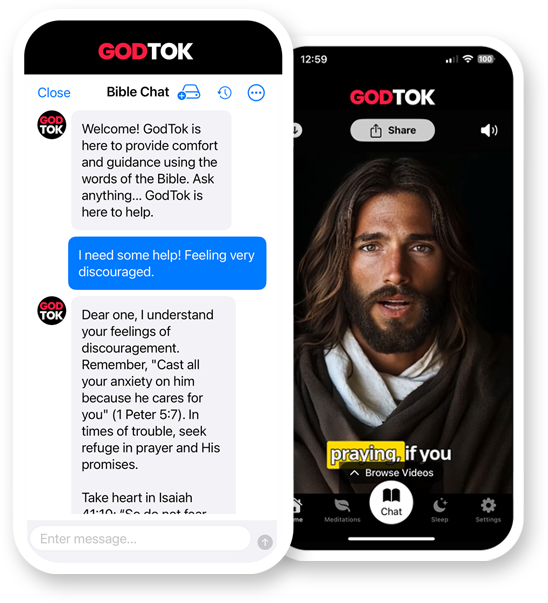 Jesus with sheep - GodTok